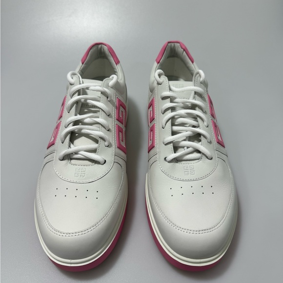 Givenchy G4 Lace-Up Sneakers White Pink Women’s EU 40/US 10 - Picture 2 of 8